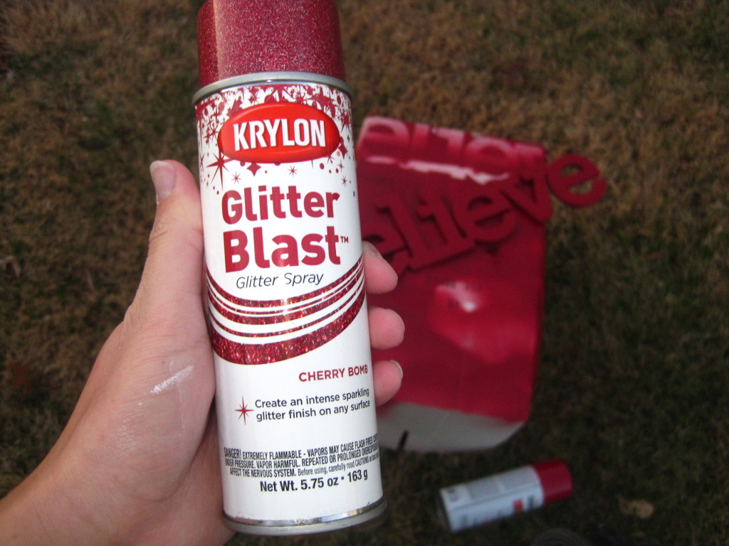 Krylon Glitter Blast, Cherry Bomb, 5.75 oz.