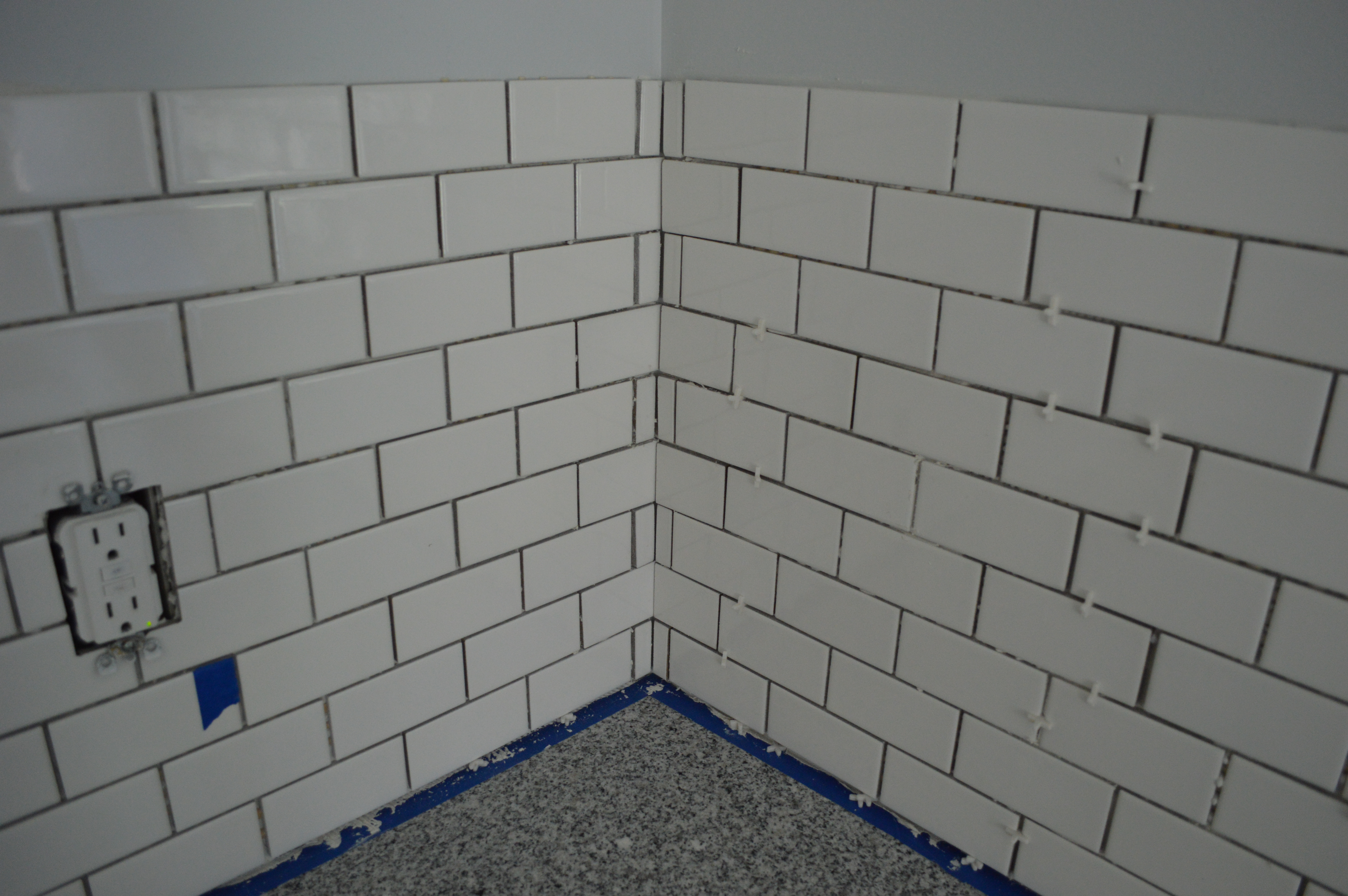 Everything You Needed to Know About Tiling Your Back Splash - Part 2 -  Loving Here