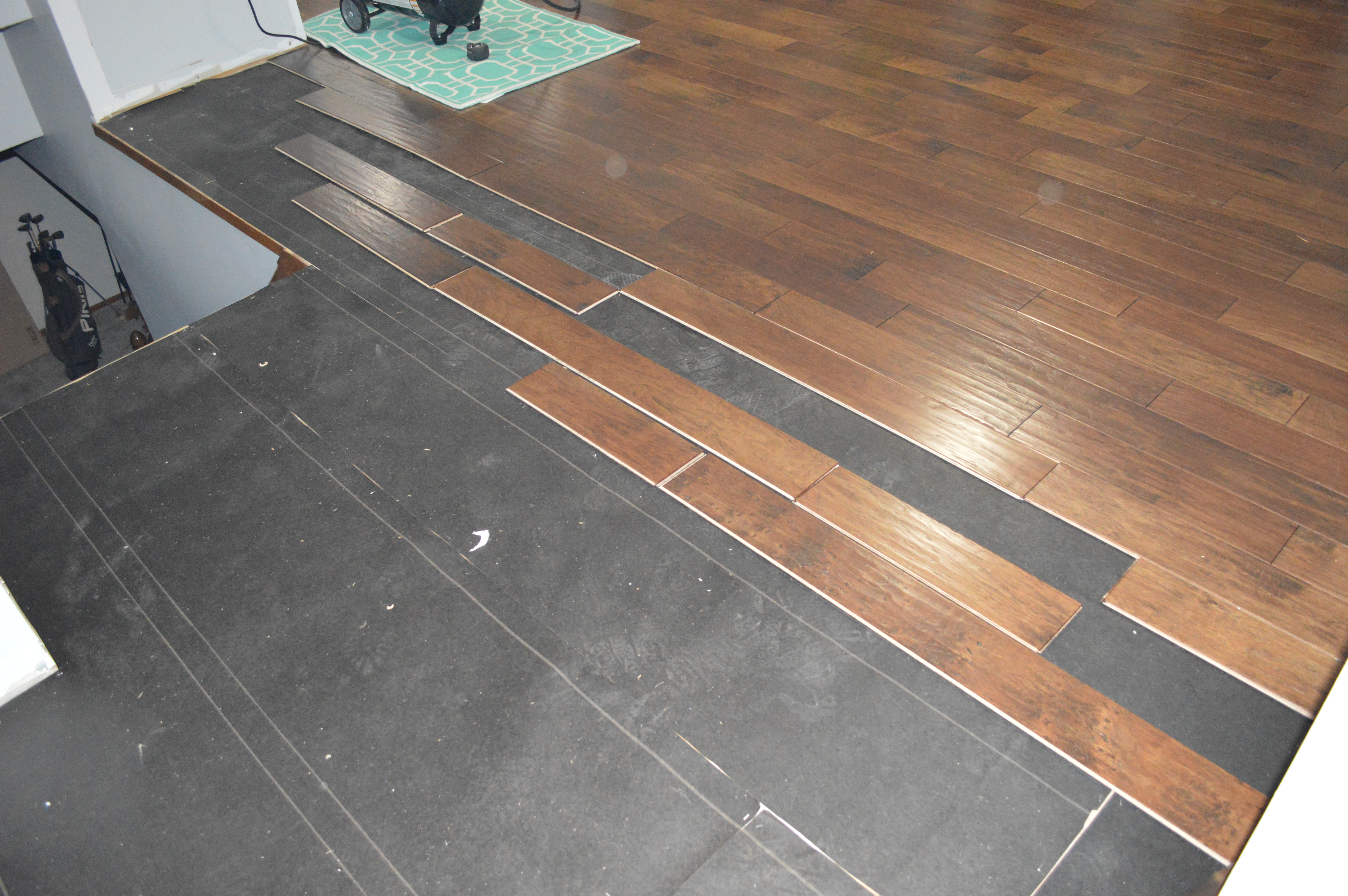 What We Learned About Laying Hardwood Flooring Part 1 Loving Here