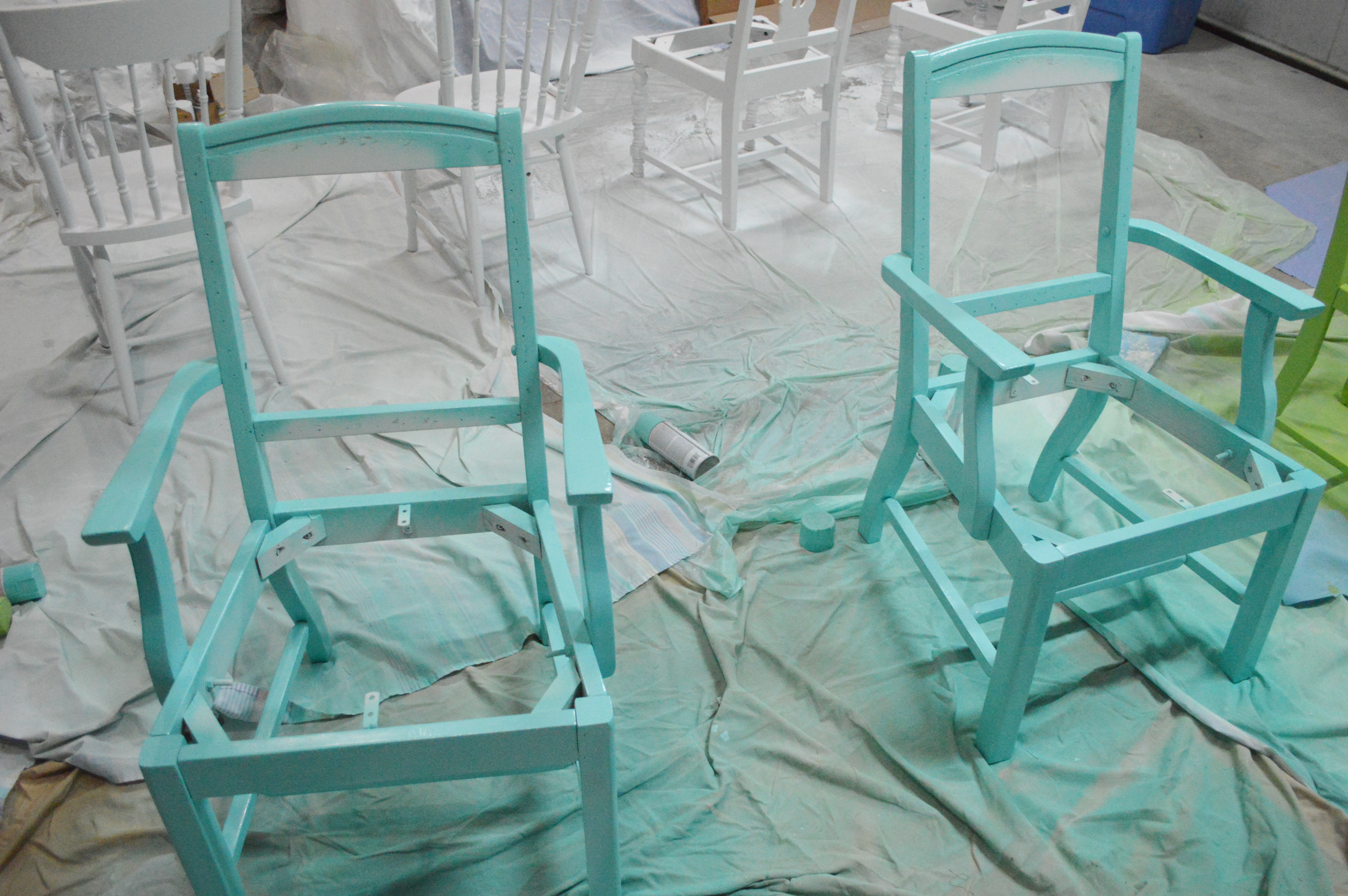 Three Cheers For Painted Chairs Loving Here