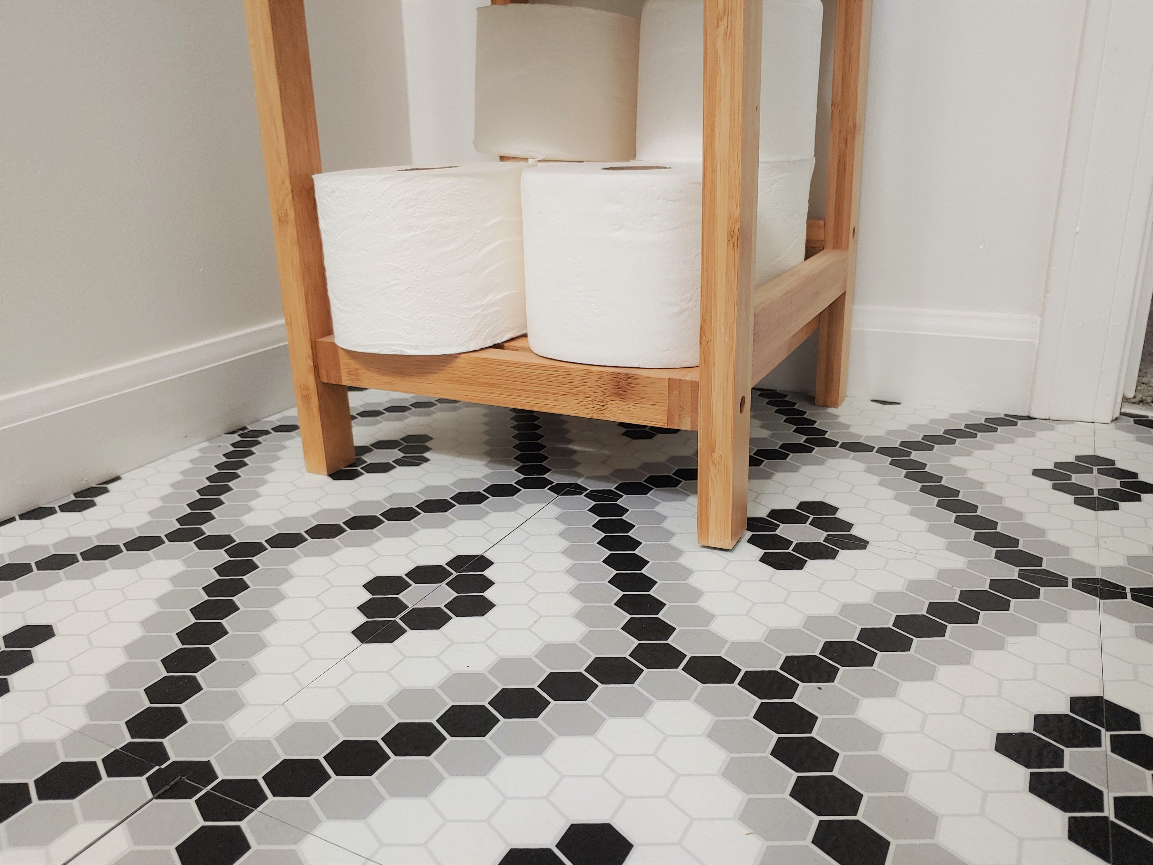 Our (HONEST!) With FloorPops Stick On Tile - Loving Here