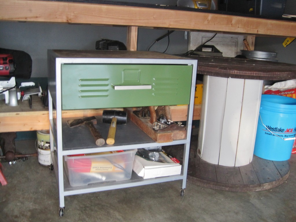 DIwYatt: Rolling Garage Cart - Loving Here