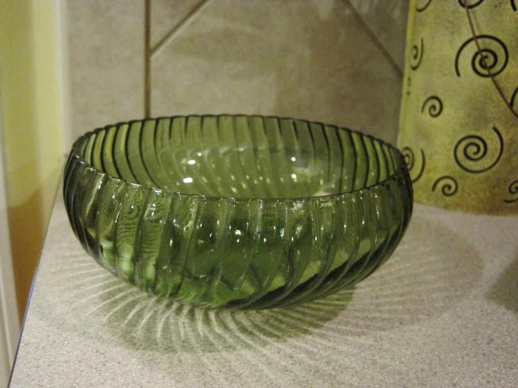 Thrifted Glass Terrarium Bowl