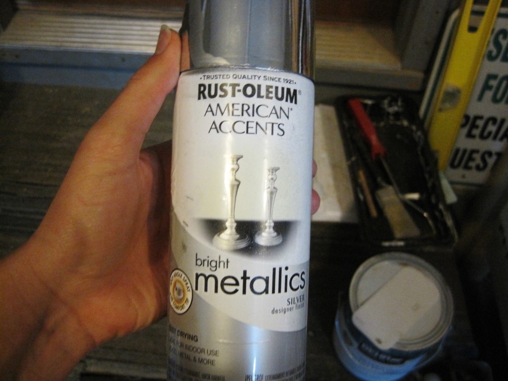 metallic spray paint