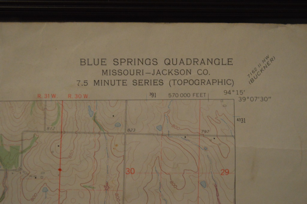 Vintage Topographical Map 2