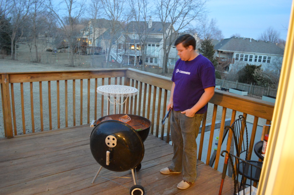 first spring grill out