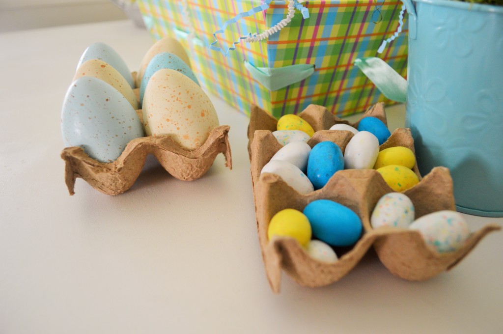 DIY Speckled Easter Eggs and easter candy
