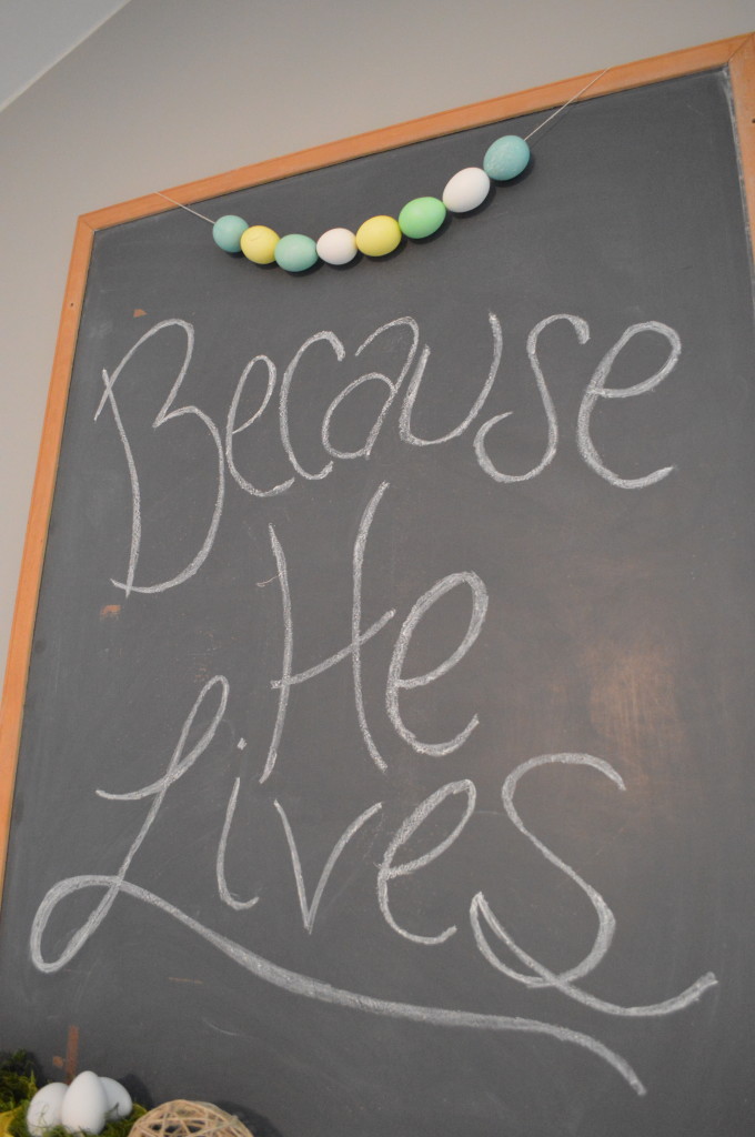 Easter Chalkboard Saying