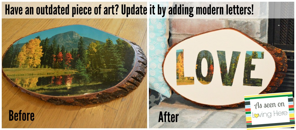 DIY Wooden Letter Plaque