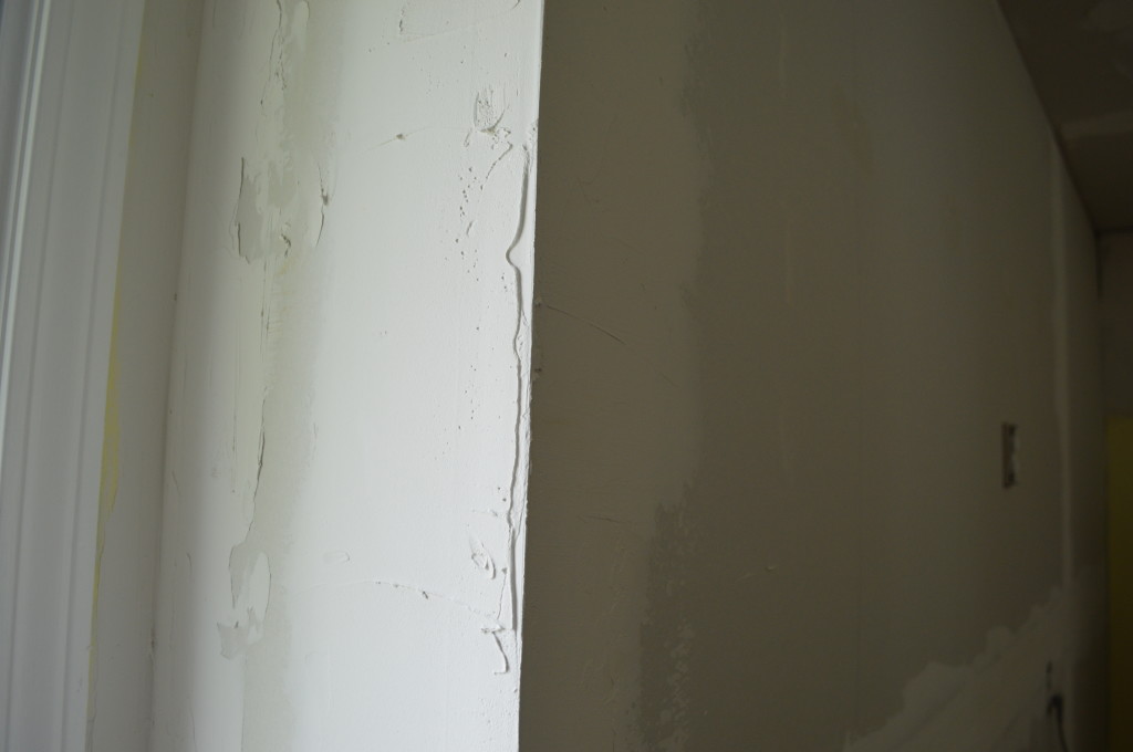 Unfinished Drywall Exterior Corner