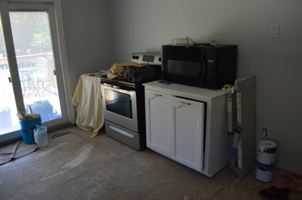 Making Room for New Kitchen Cabinets