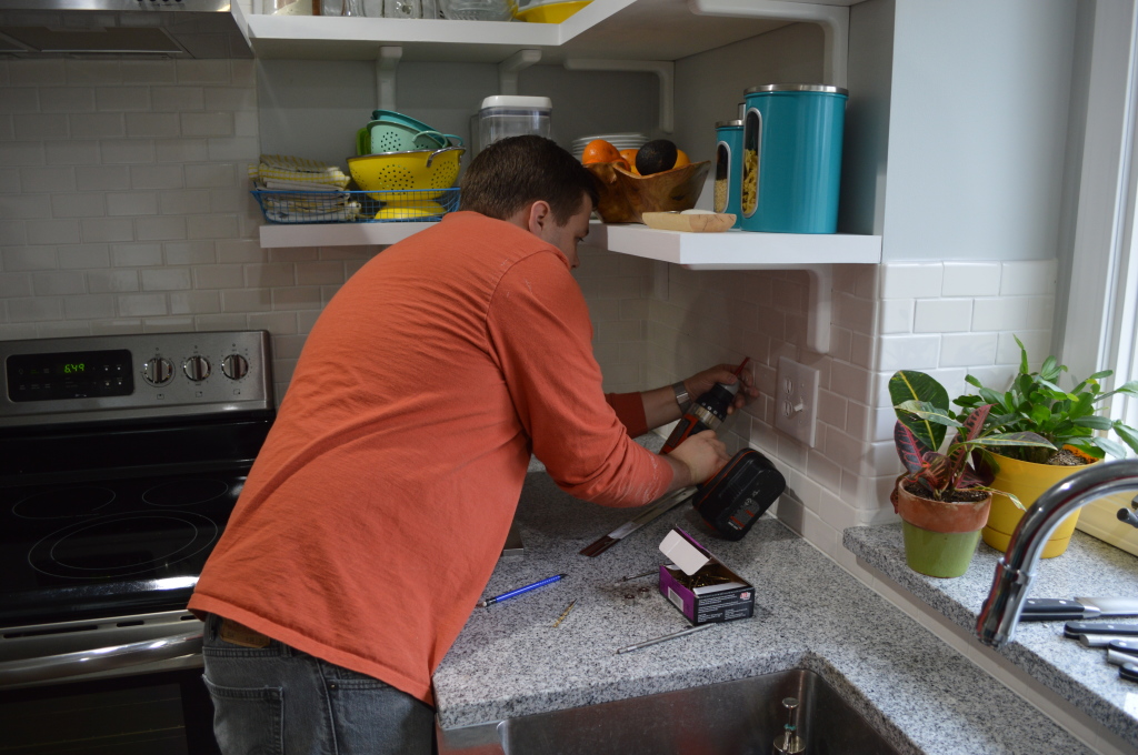 Magnetic Magic - Installing IKEA GRUNDTAL Knife Rack - Loving Here