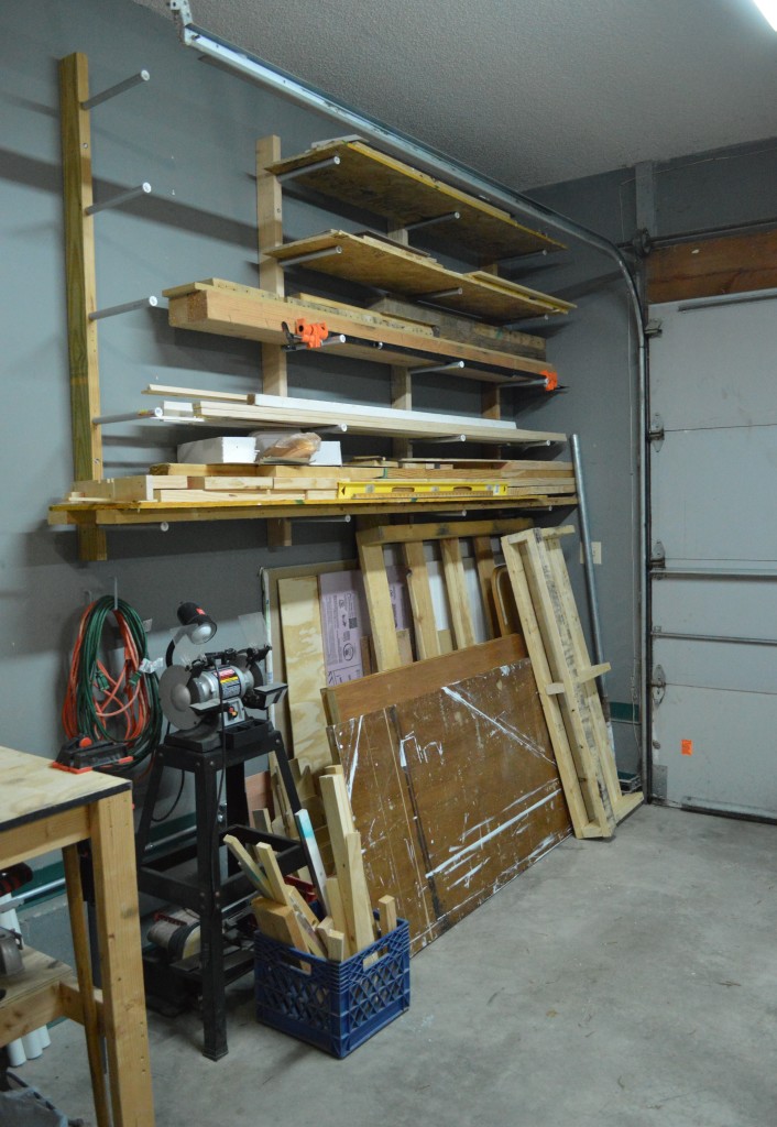 Garage Organization Progress Wood Storage