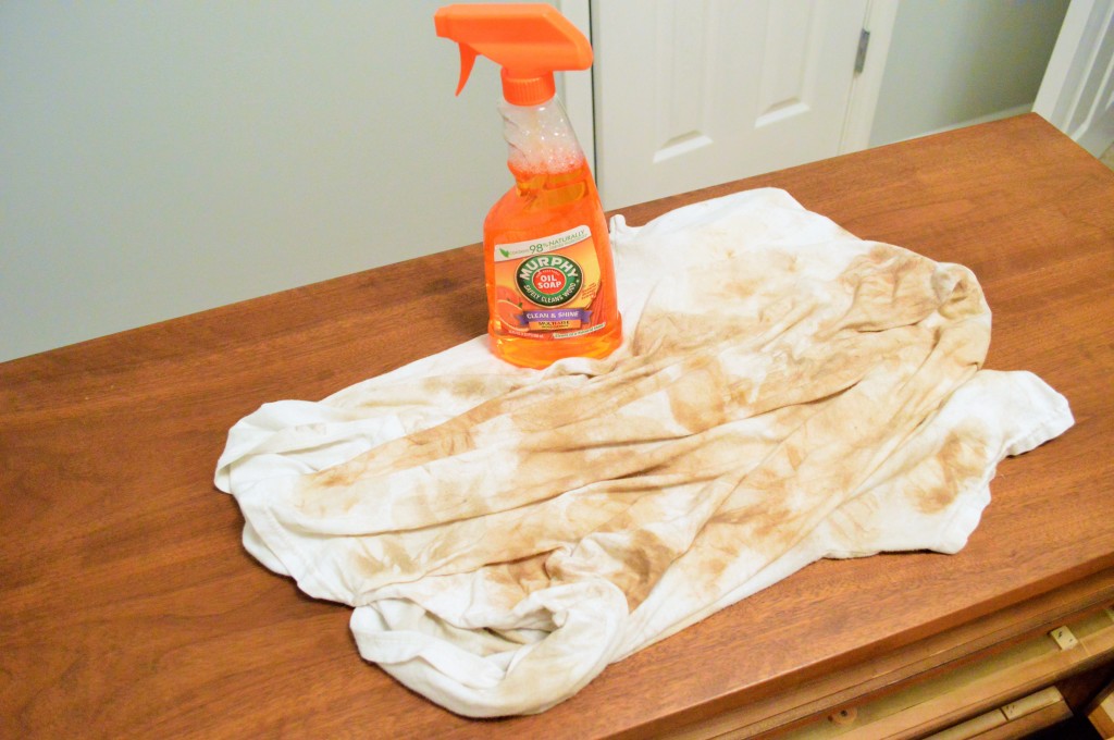 Cleaning Dresser Murphy Oil Soap Rag After