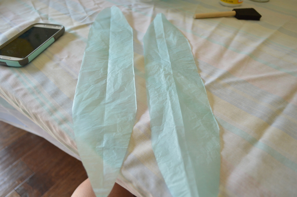 DIY Mini Hot Air Balloon Tissue Paper Stripes 2