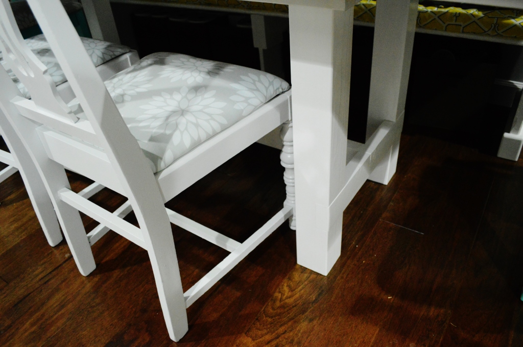 Repainted Table Legs