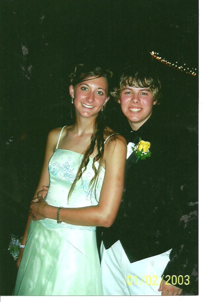 wyatt and mel prom 2003