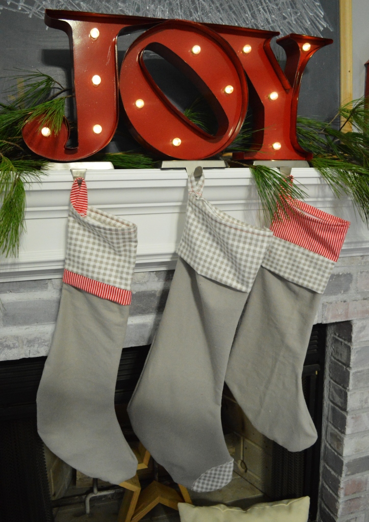 Christmas Decor 2015 Living Room stockings