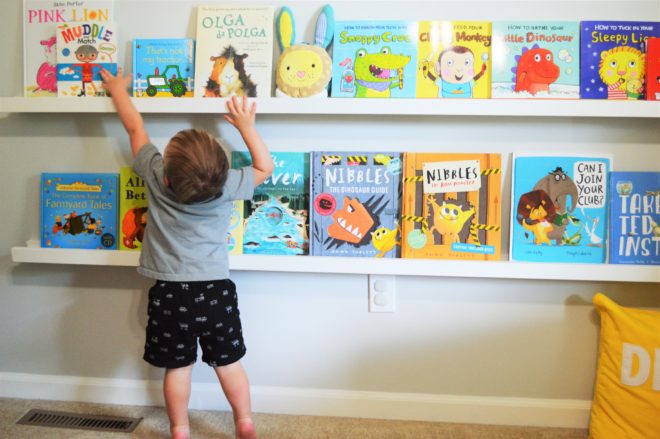 A Little Basement Book Nook - Loving Here