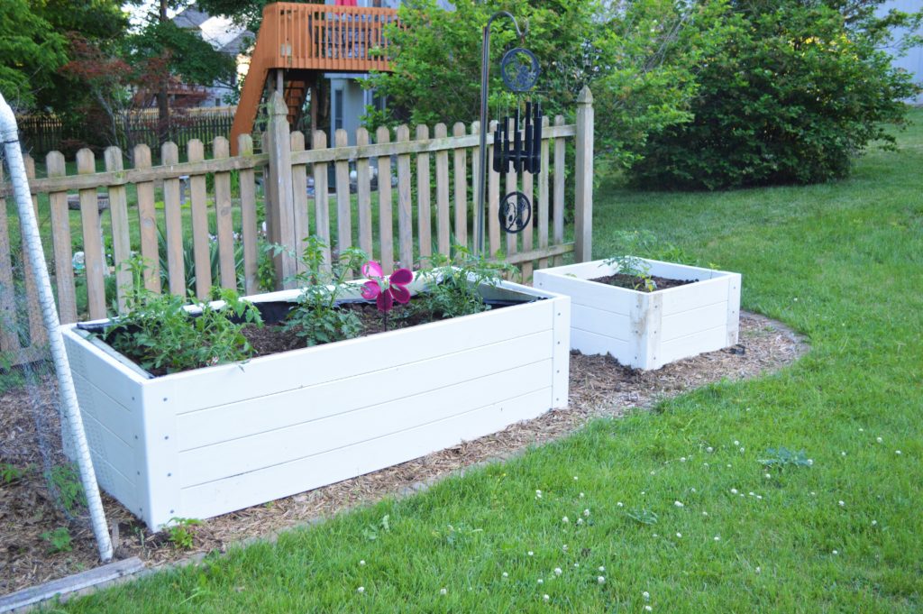 New Upcycled DIY Raised Garden Beds Loving Here