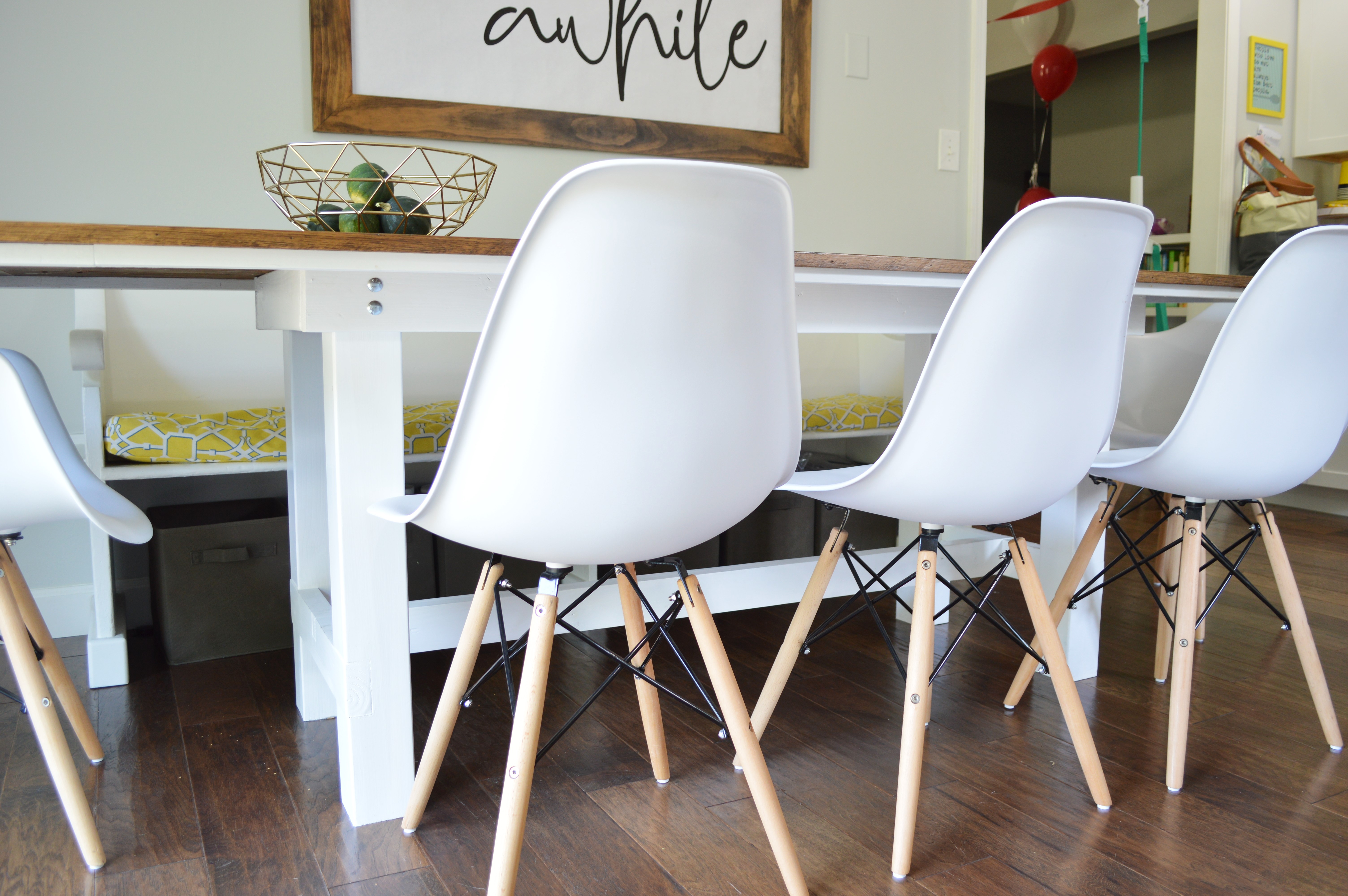 Mid Century Molded Plastic Dining Chairs - Loving Here