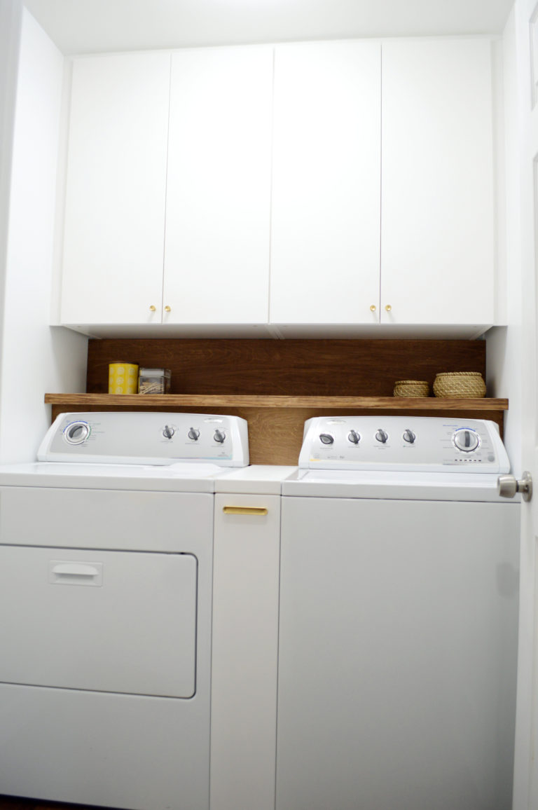 Beautiful Small Laundry Room Reno - Our One Room Challenge Reveal Two ...