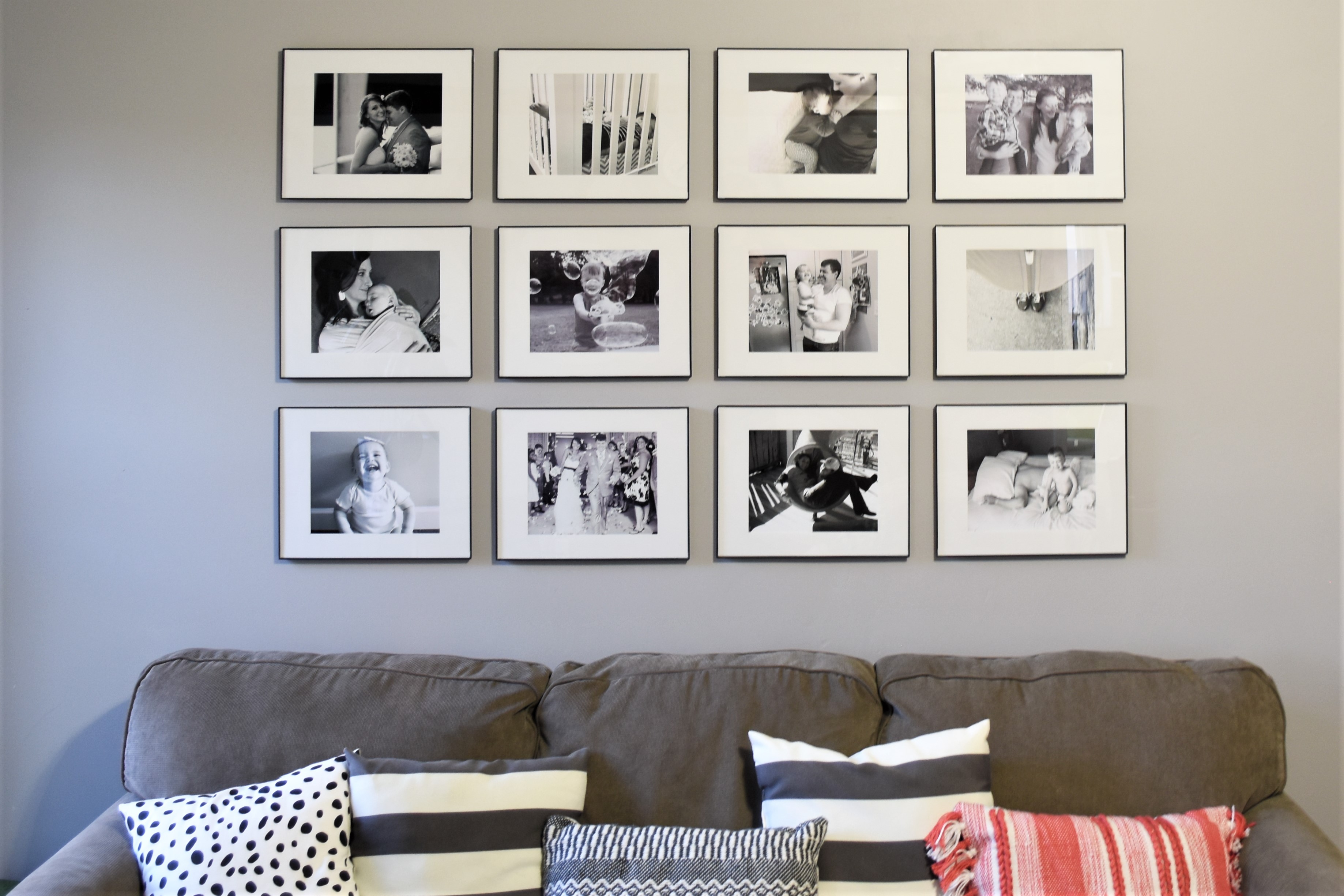 Super Affordable (CHEAP) Modern Gallery Wall - Loving Here