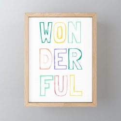 wonderful-colorful-letters-framed-mini-art-prints